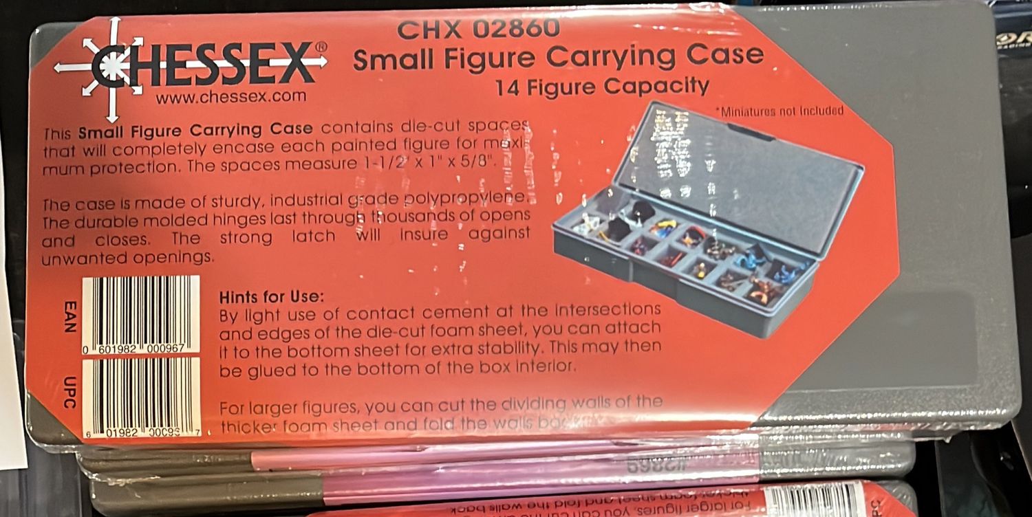 Chessex Figure Carrying Case