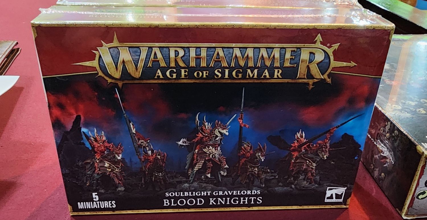 WARHAMMER AGE OF SIGMAR SOULBKIGHT GRAVELORDS BLOOD KNIGHTS