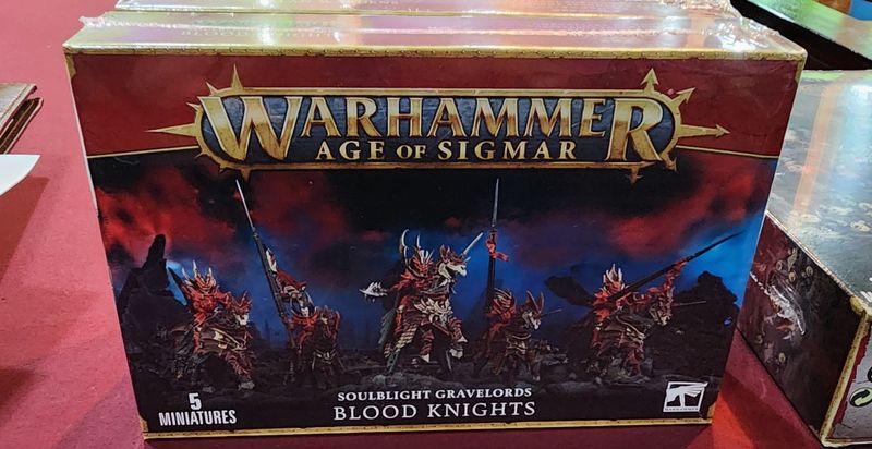 WARHAMMER AGE OF SIGMAR SOULBKIGHT GRAVELORDS BLOOD KNIGHTS