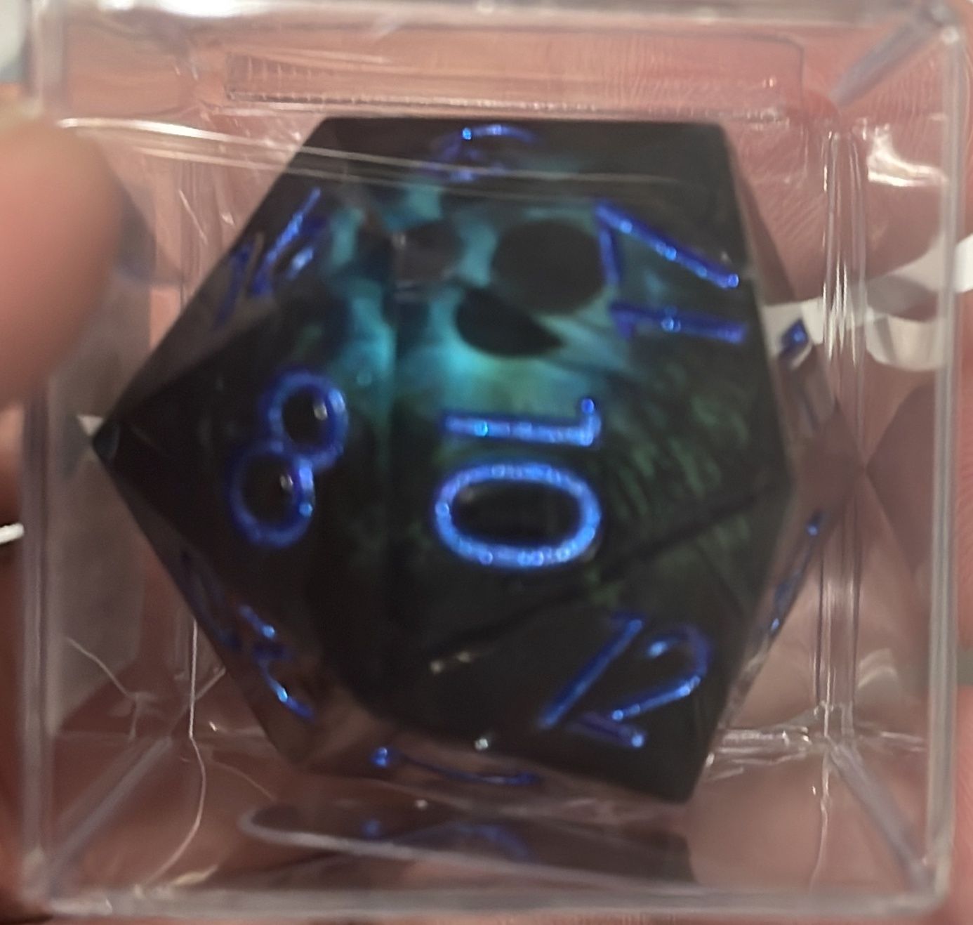 35mm Moving Eye D20 - Blue Cyclops Eye