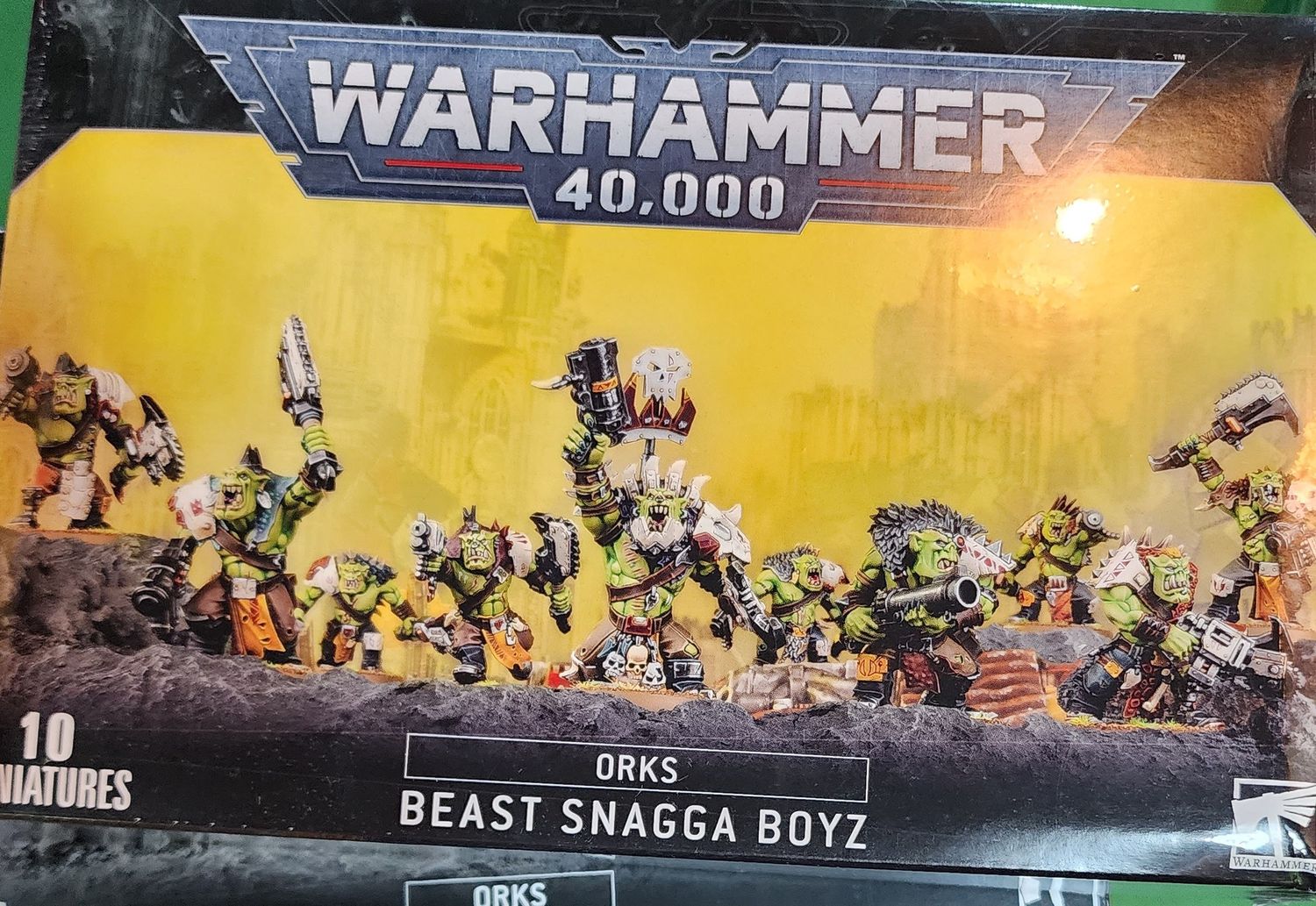 WARHAMMER 40K ORKS BEAST SNAGGA BOYZ
