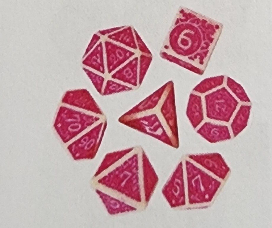 FUSCIA DEPTHS RPG DICE SET