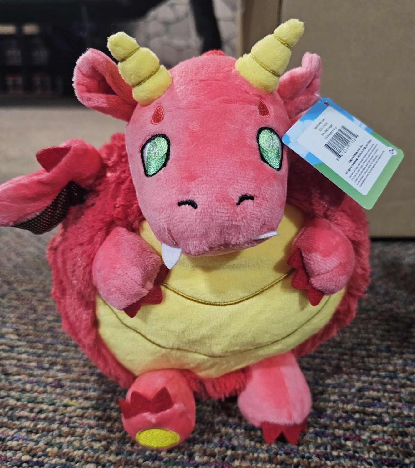 Mini Squishable Red Dragon