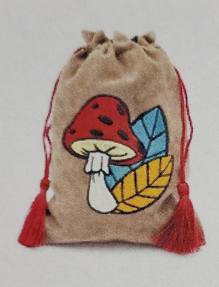 DICE BAG MUSHROOM &amp; LEAF