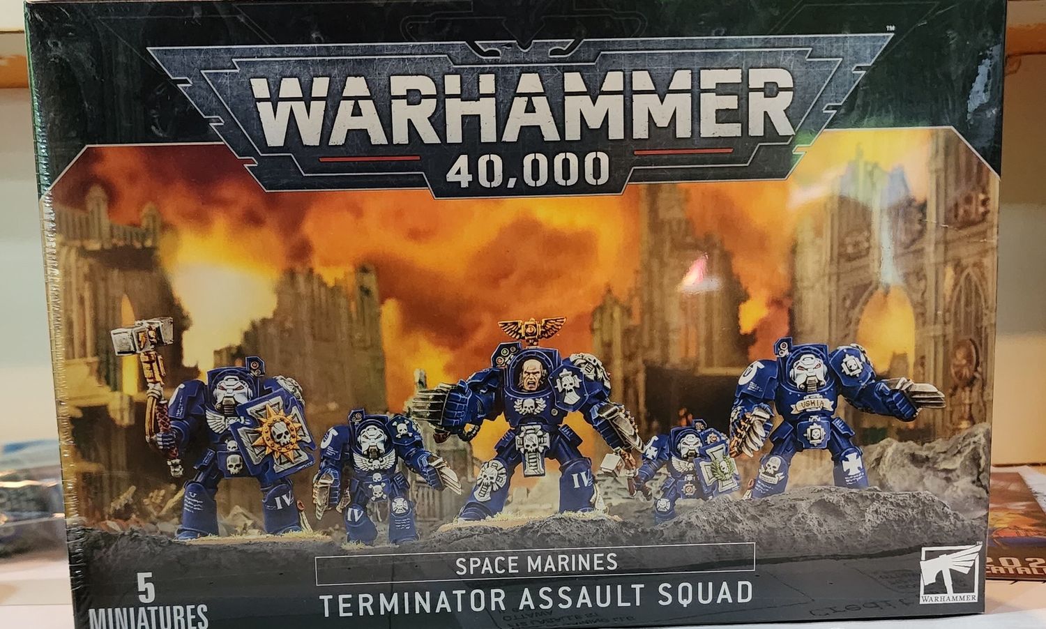 WARHAMMER 40K SPACE MARINE TERMINATOR ASSAULT SQUAD