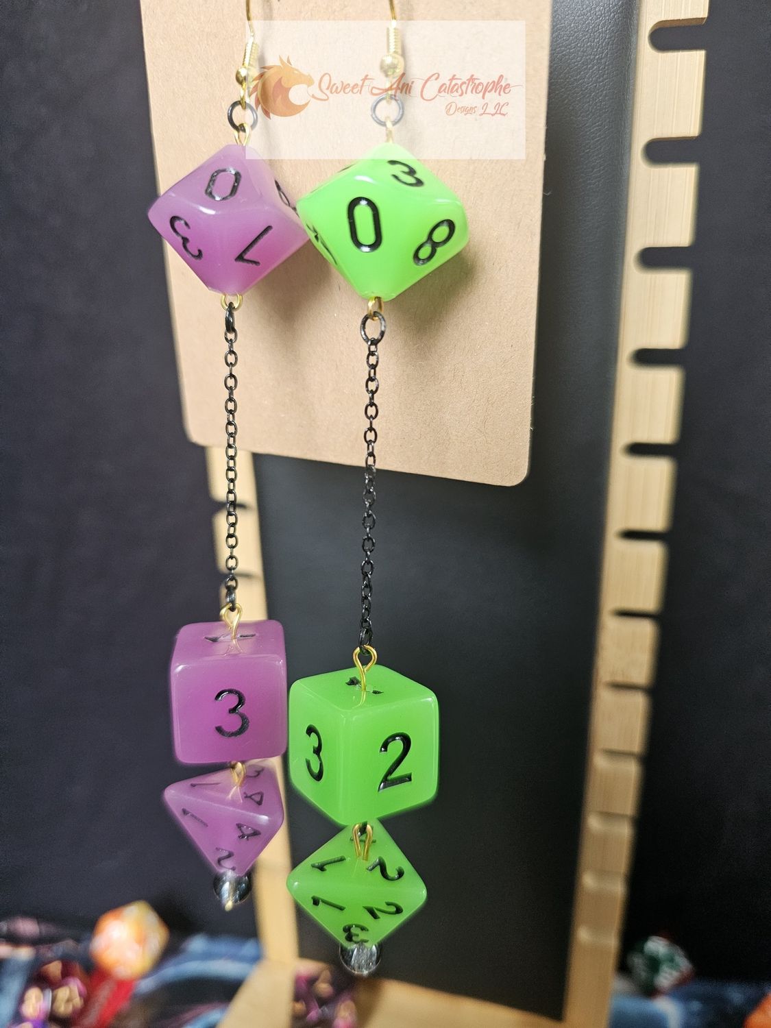 Goblin Grapes Mismatch Drop Earrings