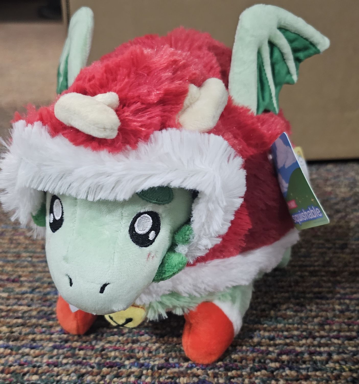 Mini Squishable Festive Dragon