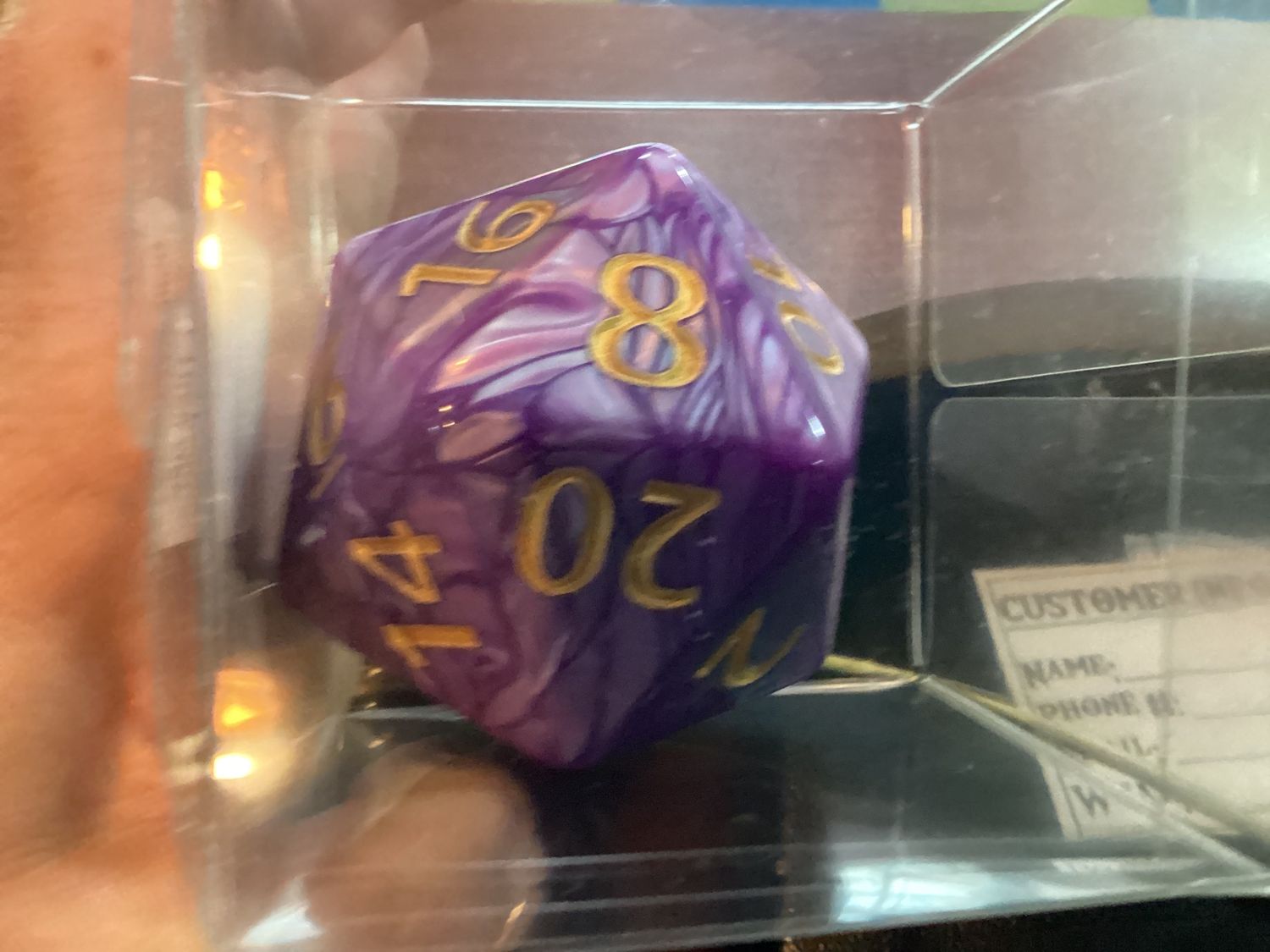 55mm Titan D20 Purple Pearl