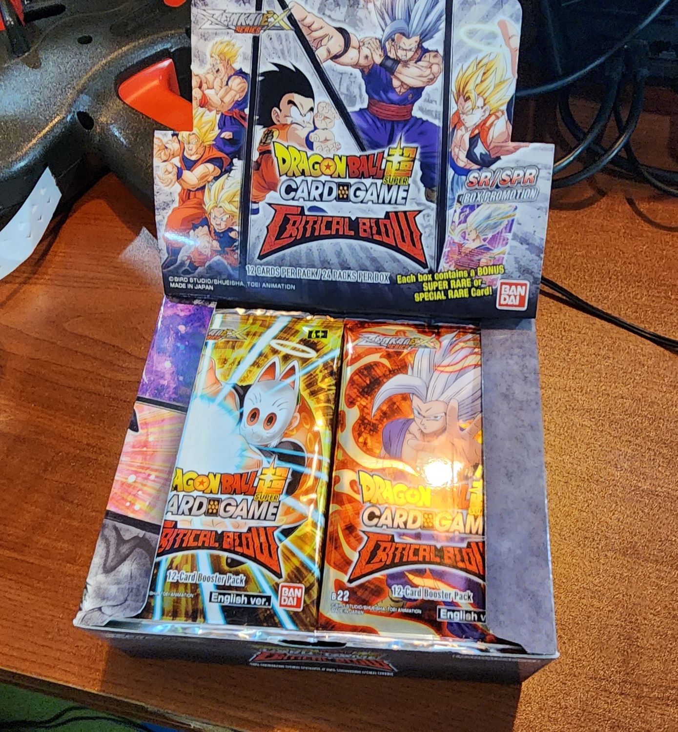 DRAGON BALL SUPER  CRITICAL BLOW BOOSTER PACK