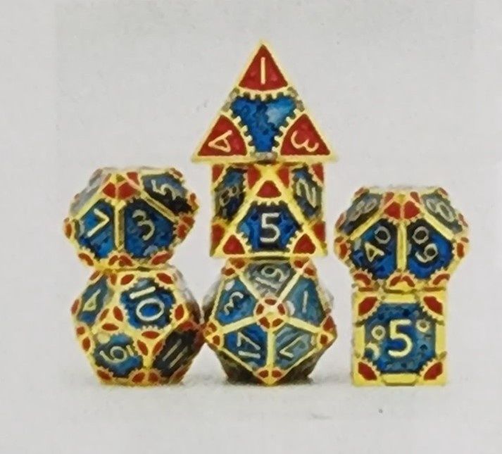 STEAM PUNK HIGH TOP METAL RPG DICE