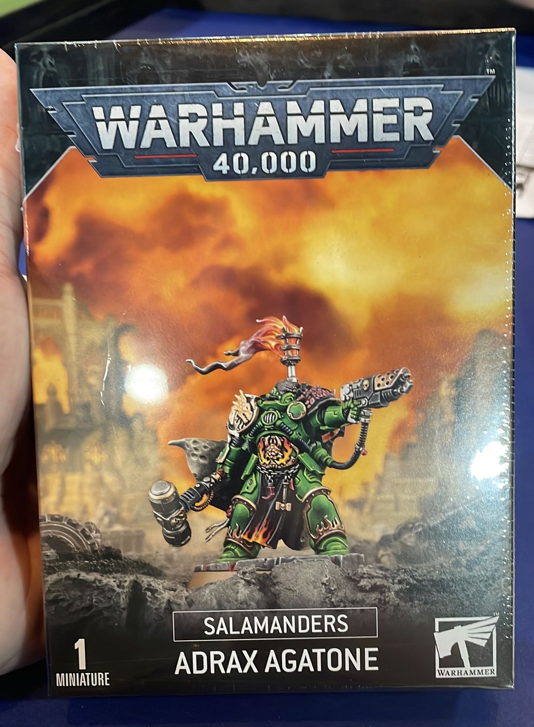 Warhammer 40,000 Salamanders Adrax Agatone