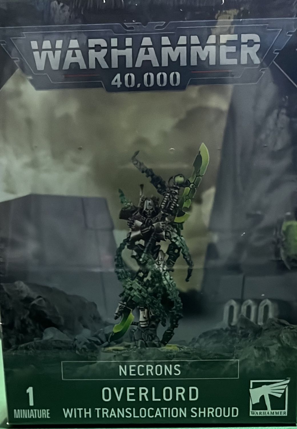 Warhammer 40K Necrons: Overlord with Translocation Shroud