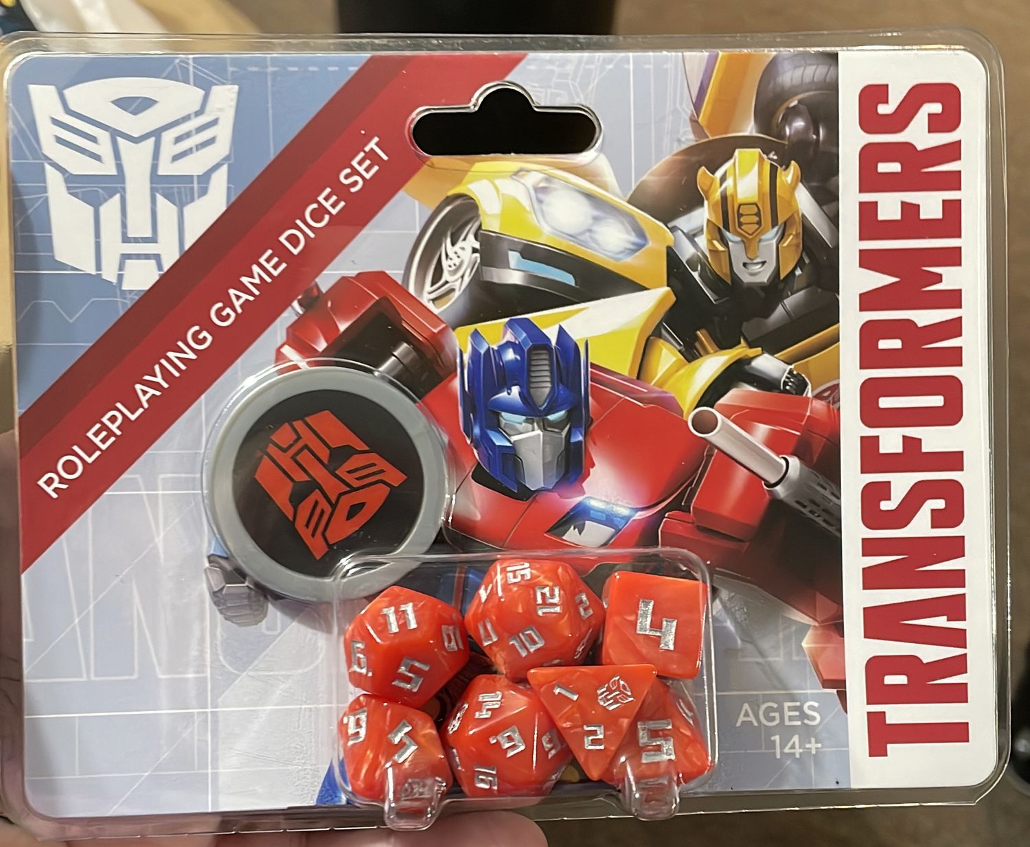 Transformers Dice Set