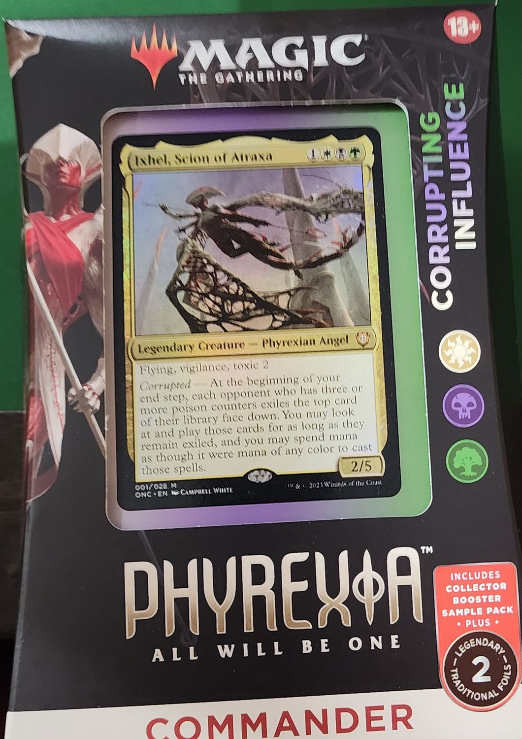PHYREXIA ALL WILL BE ONE COMMANDER DECKS