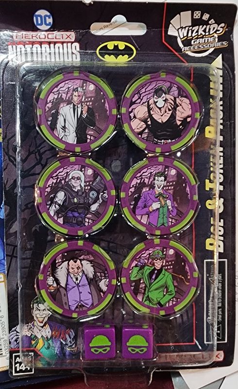 HEROCLIX NOTORIOUS DICE &amp;TOKEN PACK