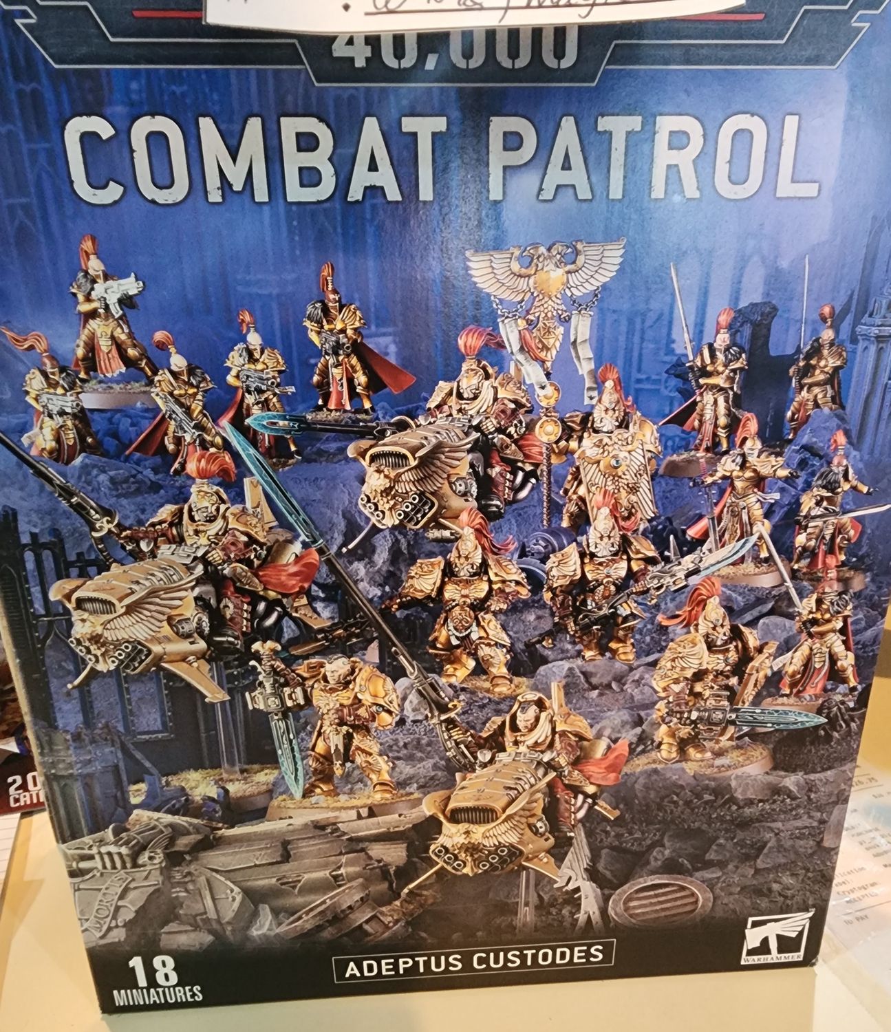 WARHAMMER 40K COMBAT PATROL ADEPTUS CUSTODES