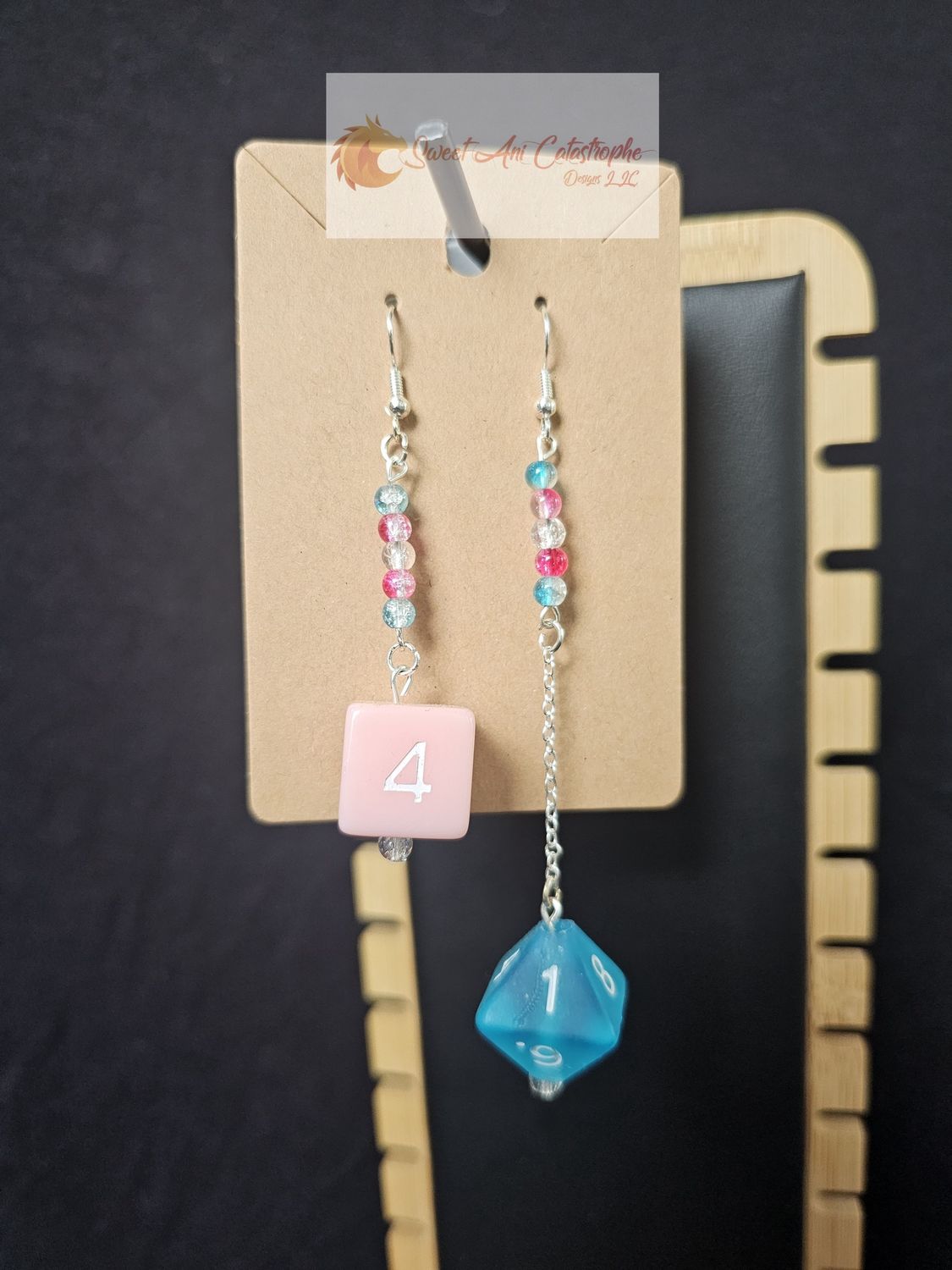 Trans Pride Asymetrical Mismatch Earrings