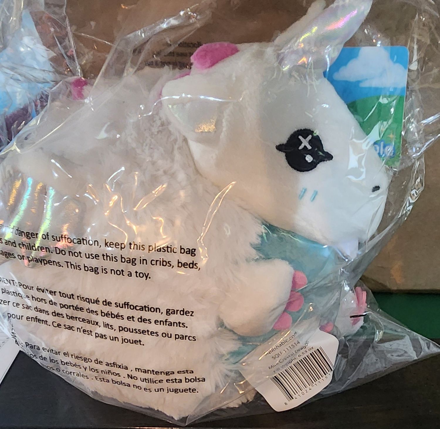 MINI SQUISHABLE CRYSTAL DRAGON