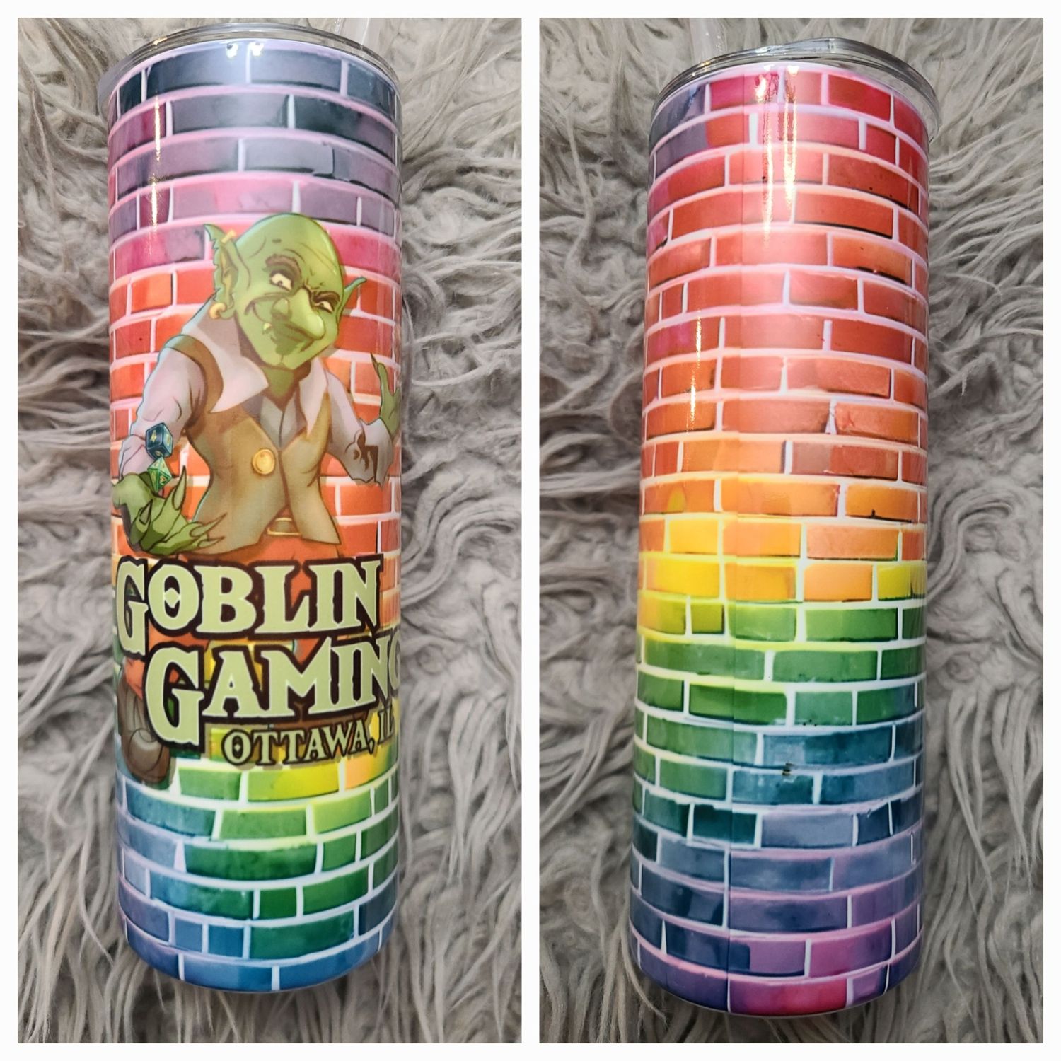 Rainbow Brick GG Tumbler