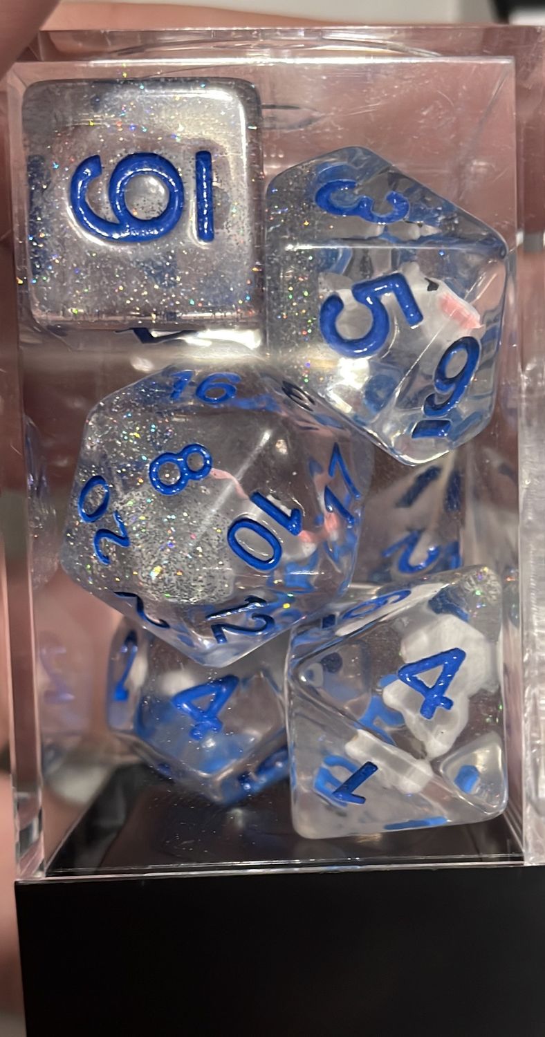 Arctic Fox RPG Dice Set