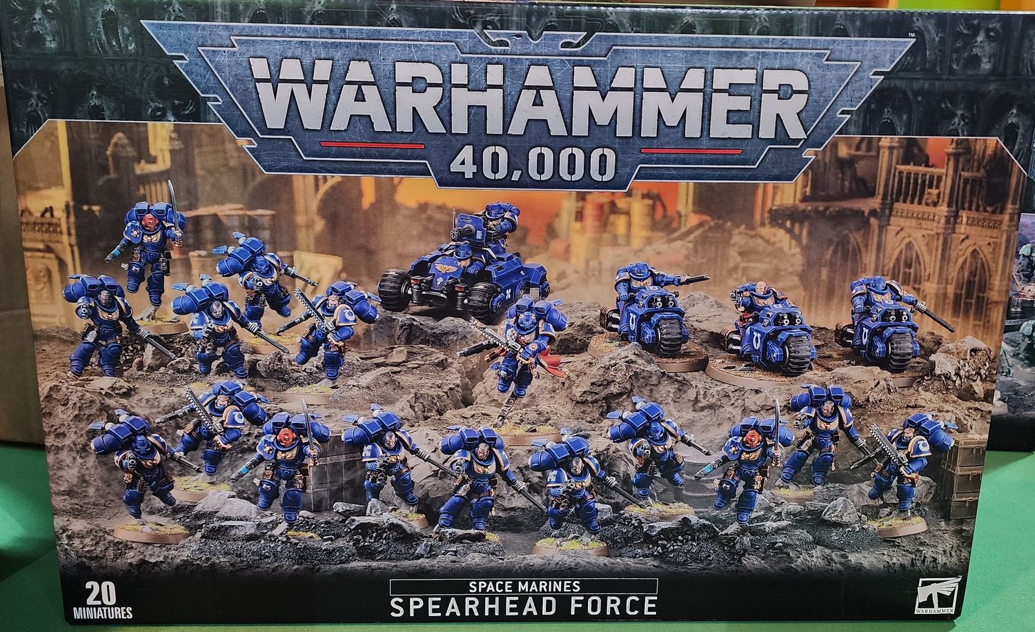 WARHAMMER 40K SPACE MARINES SPEARHEAD FORCE 2023 XMAS BOX