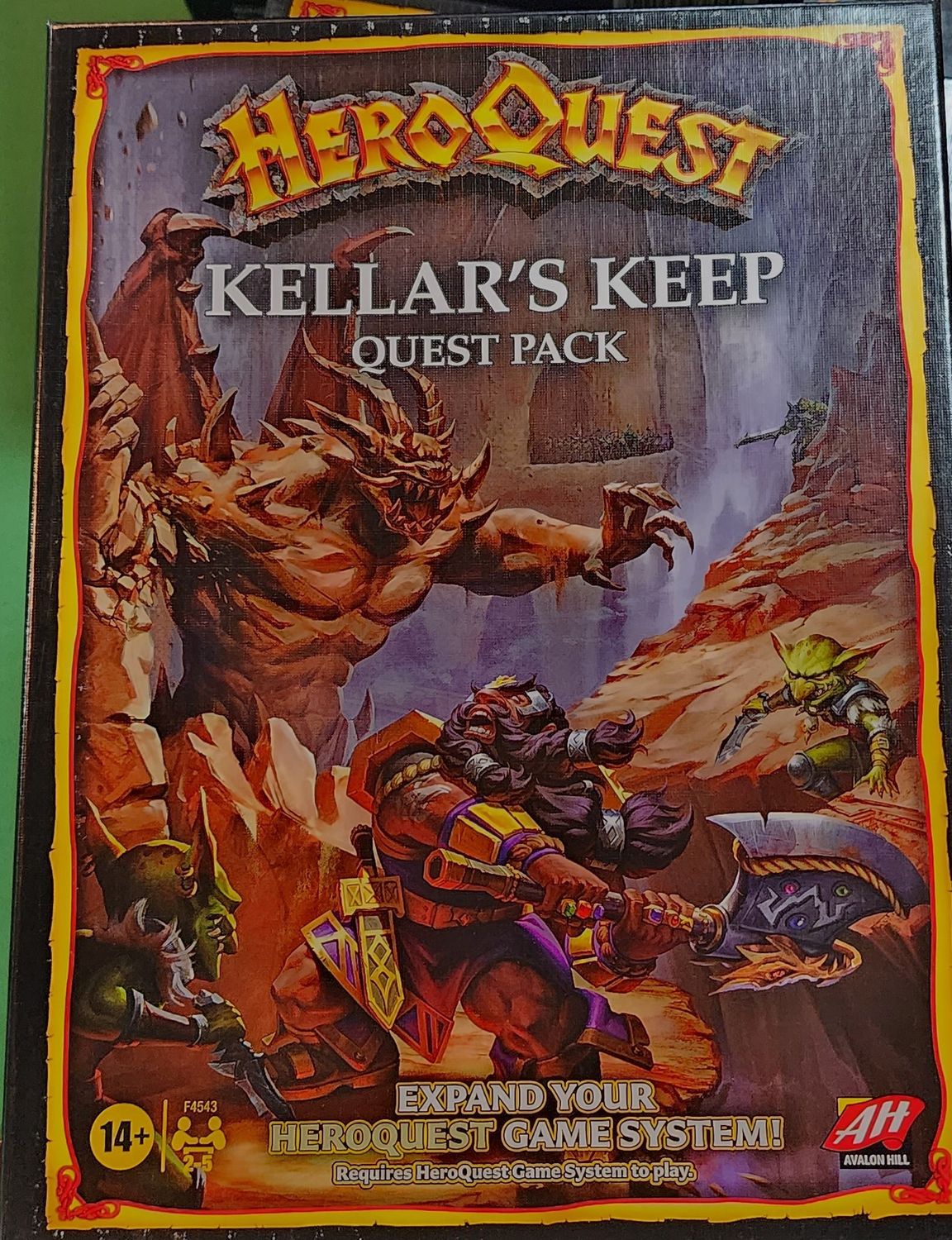 HEROQUEST KELLAR&#39;S KEEP QUEST PACK