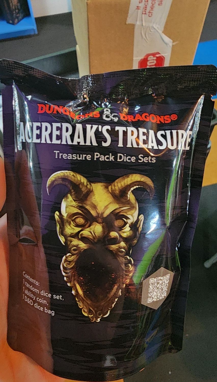 D&amp;D ACERERAK&#39;S TREASURE MYSTERY DICE