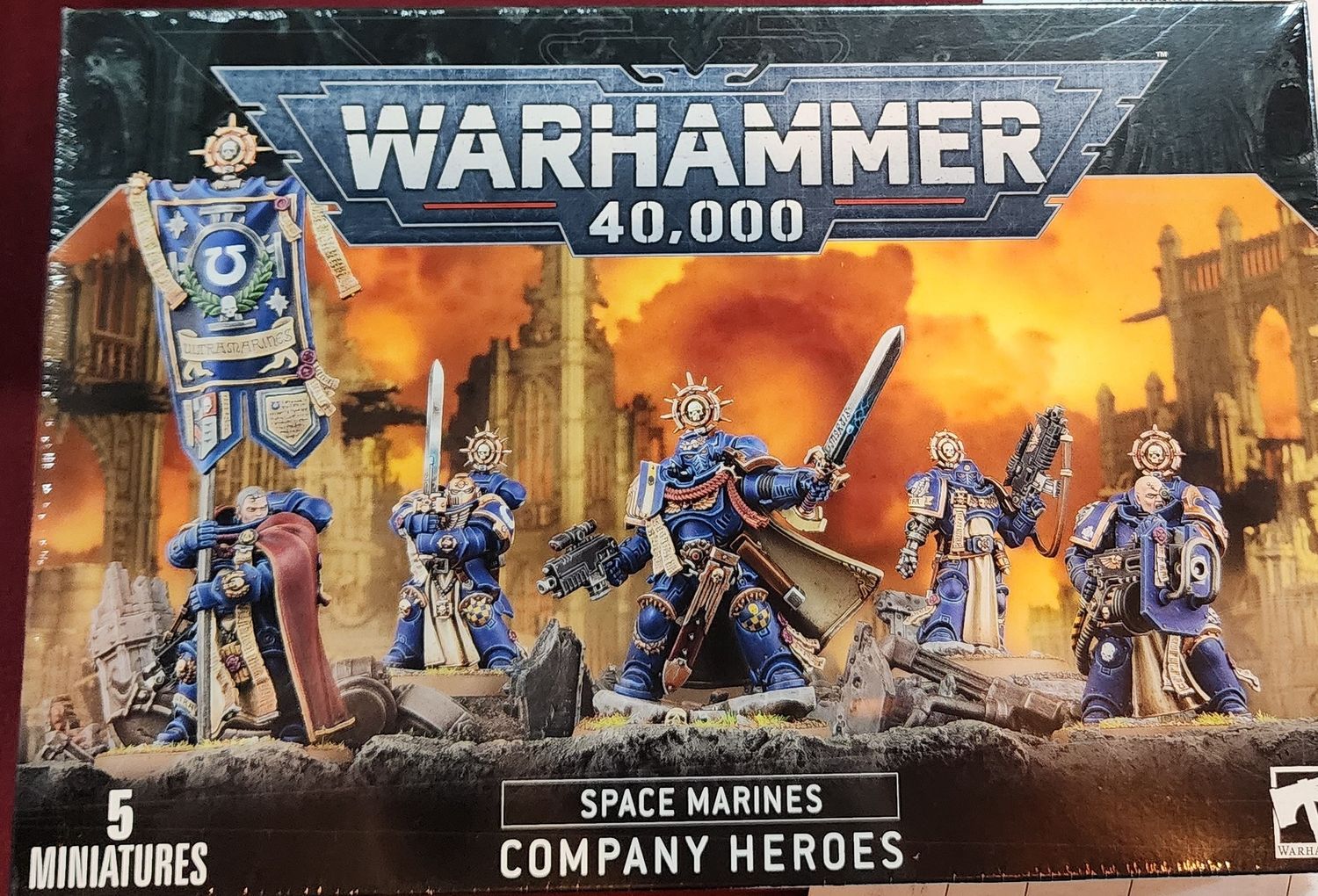 WARHAMMER 40K SPACE MARINES COMPANY HEROES