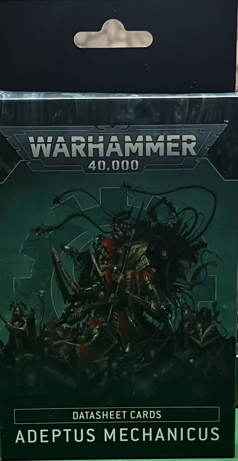 Warhammer 40K Datasheet Cards Adeptus Mechanicus