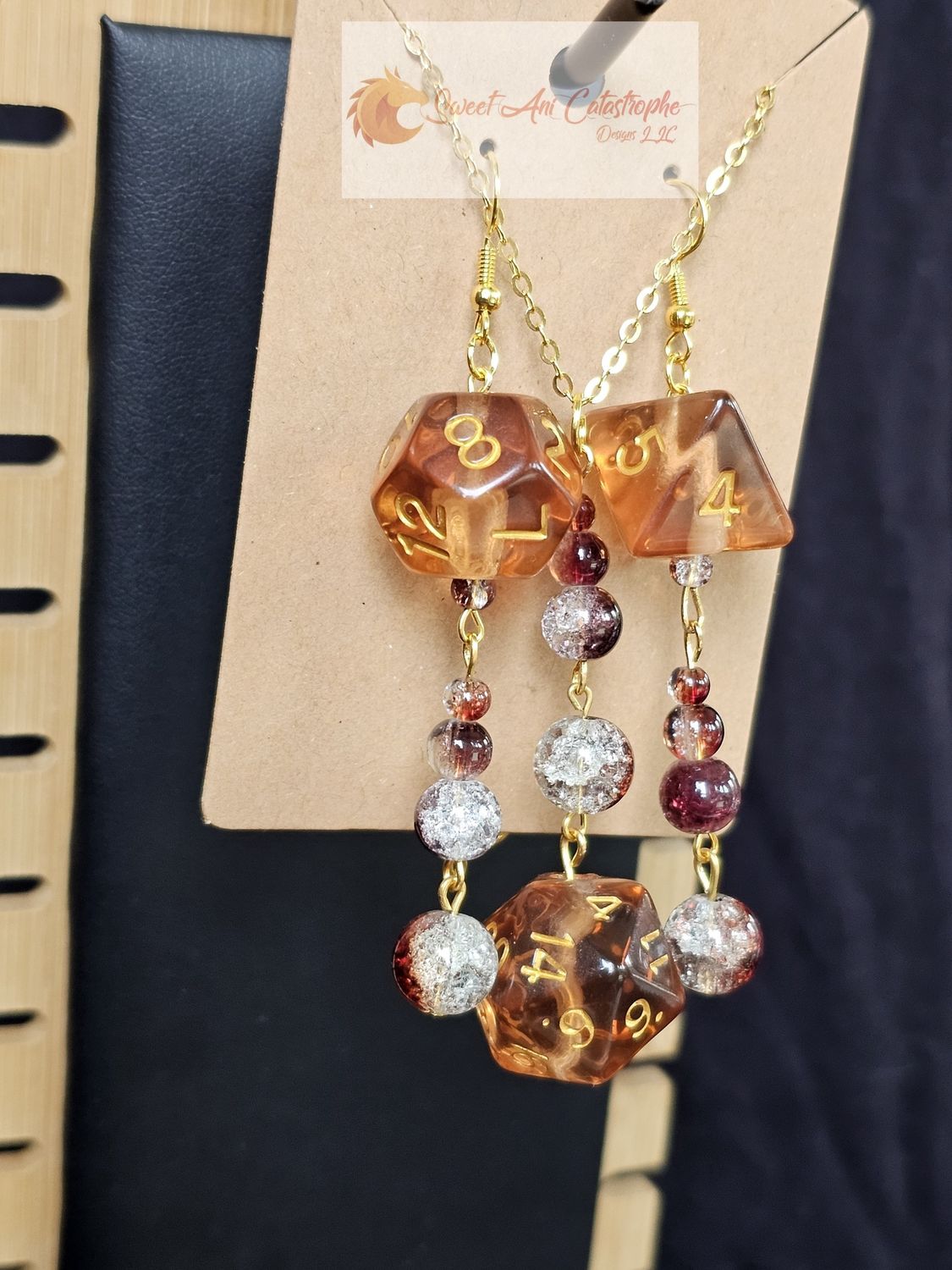 Desert Topaz Earrings and Necklace Set