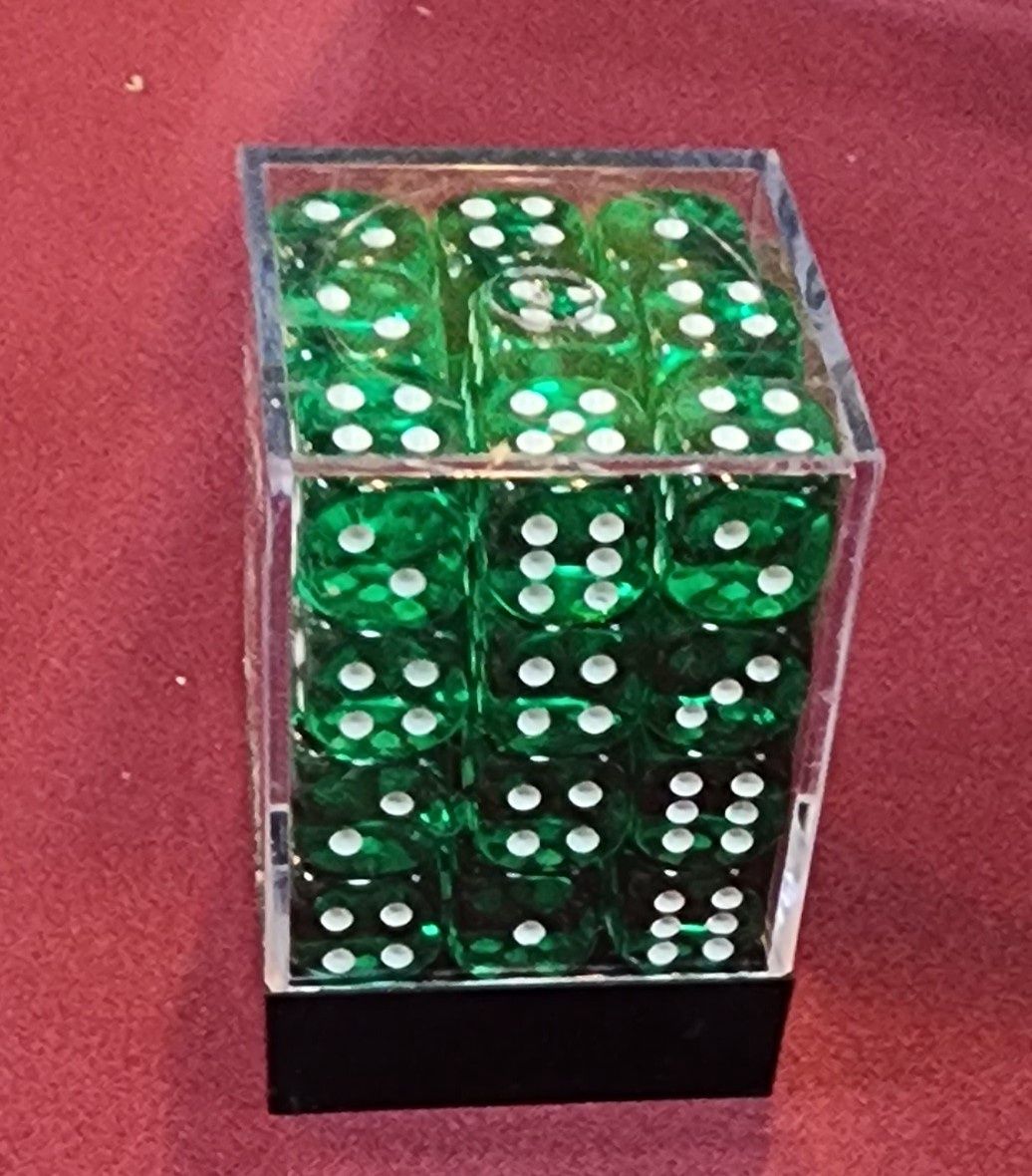 Chessex mini d6 brick assorted colors