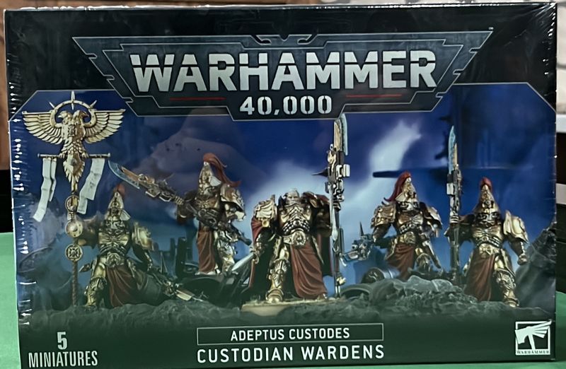 WARHAMMER 40K: ADEPTUS CUSTODES CUSTODIAN WARDENS