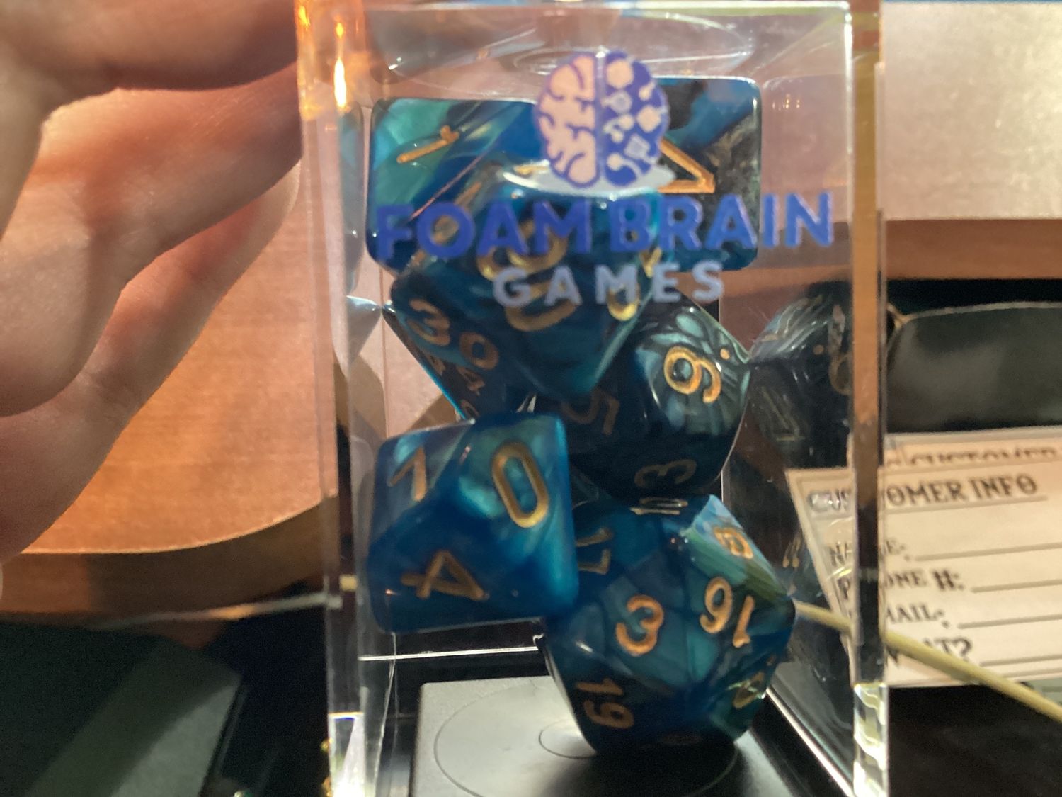 Thunderstorm Dice Set