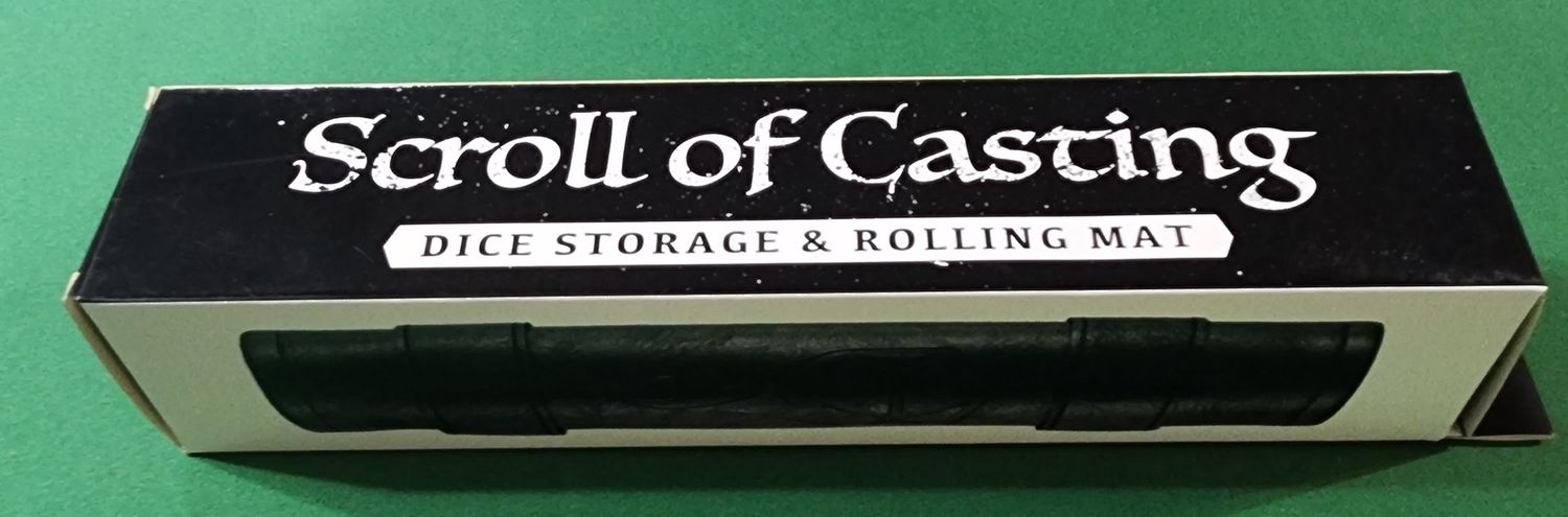 SCROLL OF CASTING DICE STORAGE AND ROLLING MAT