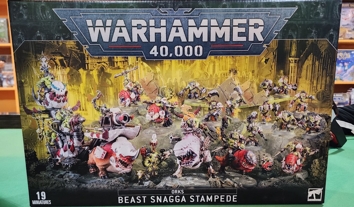 WARHAMMER 40K ORKS BEAST SNAGGA STAMPEDE
