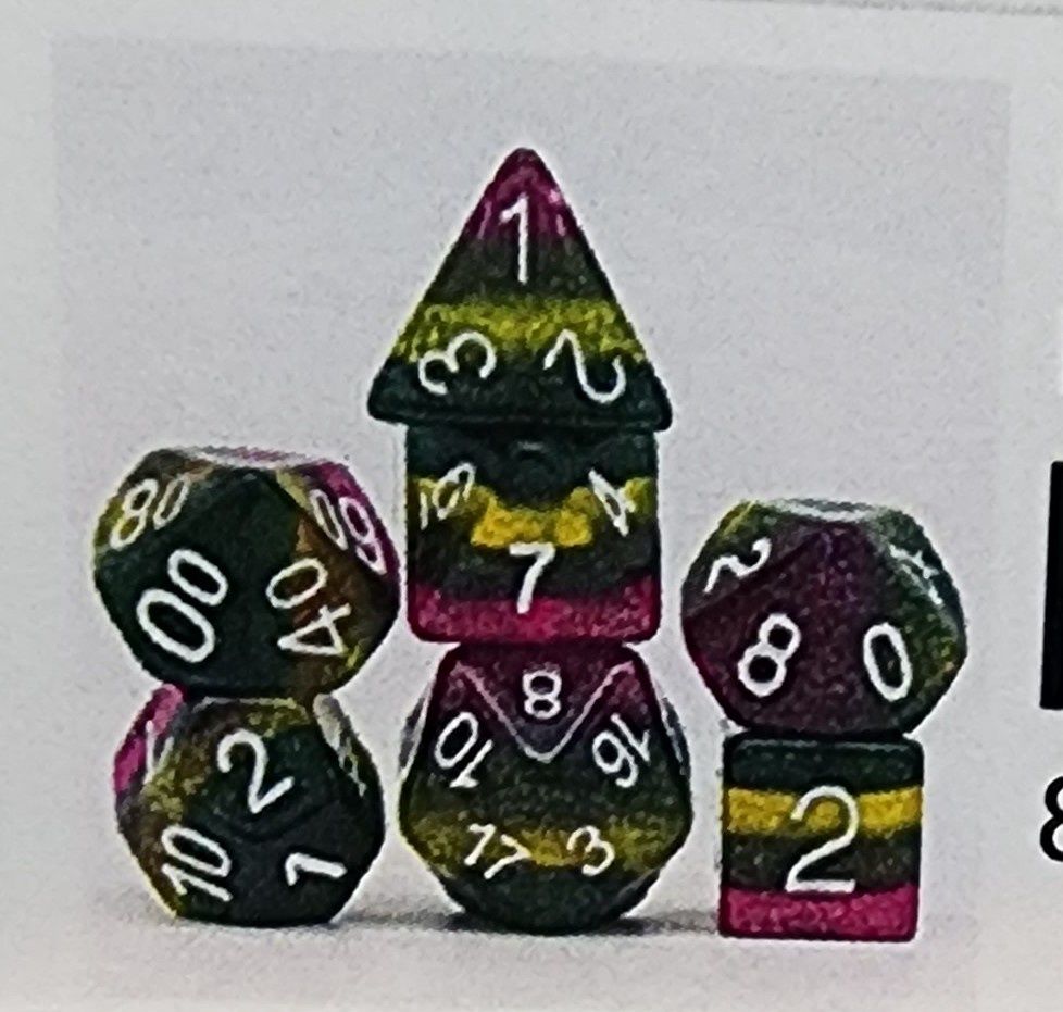 POISON SWAMP RPG DICE SET