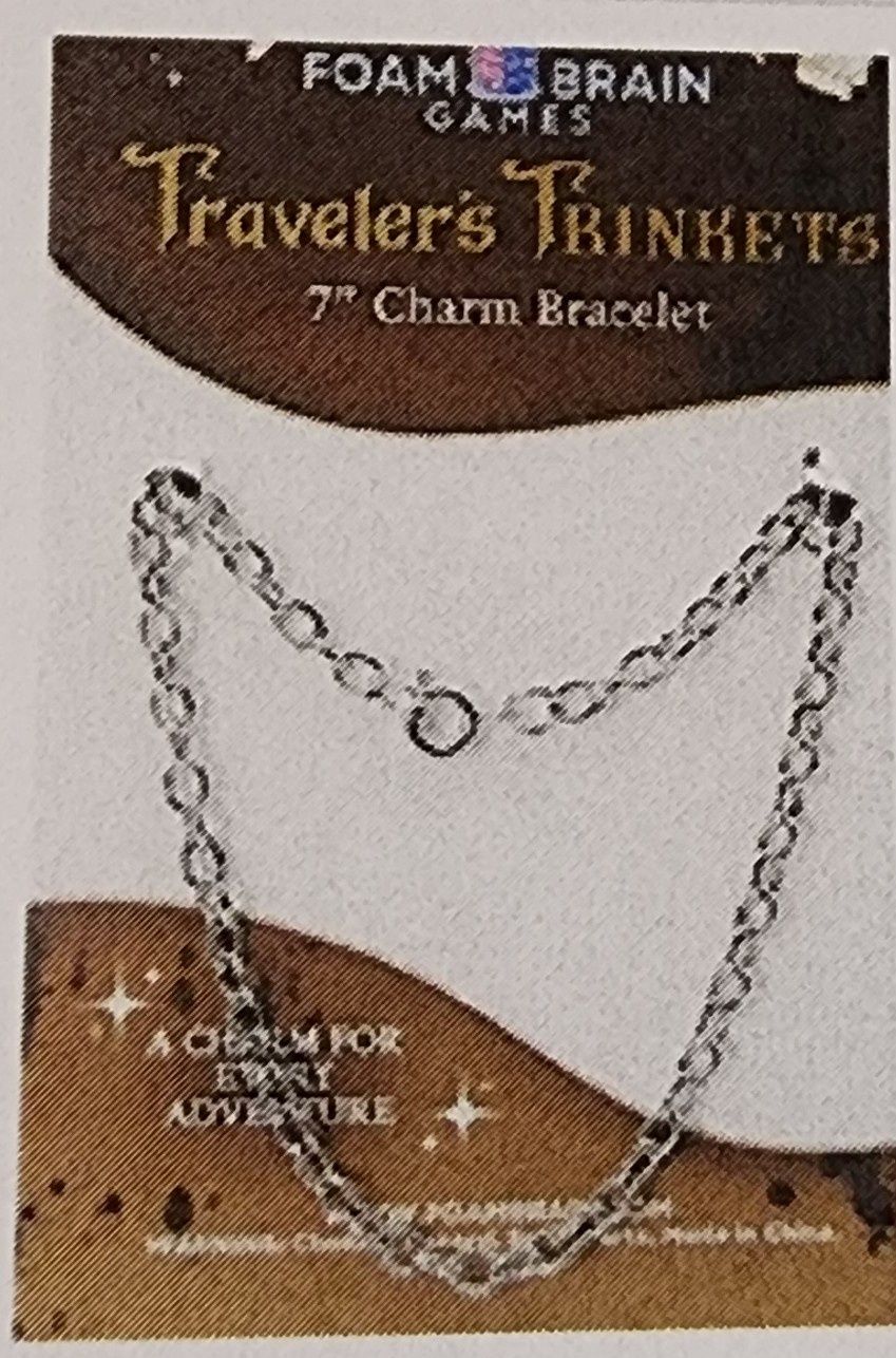 Travelers trinkets 7" charm bracelet