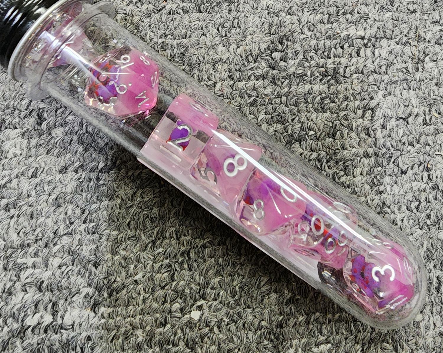 Old School Purple DEMON Dice