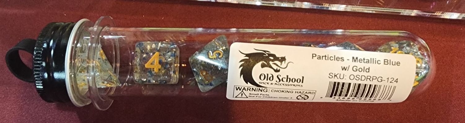 O.S.D. PARTICLES METALLIC BLUE W/ GOLD