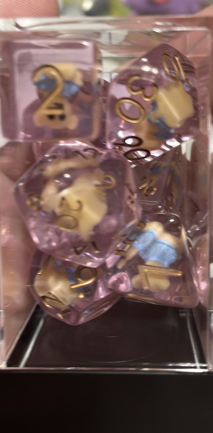 Teddy Bear RPG Dice Set