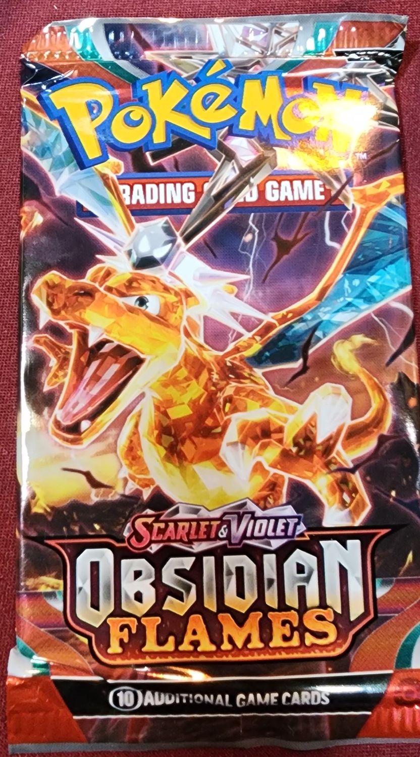 POKEMON SCARLET &amp; VIOLET OBSIDIAN FLAMES BOOSTER PACKS