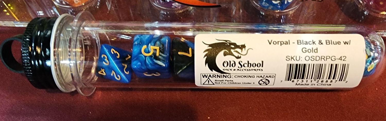 O.S.D. BLACK &amp; BLUE W/ GOLD