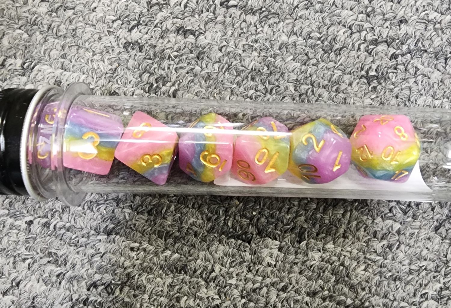 Old School Cotton Candy Dice