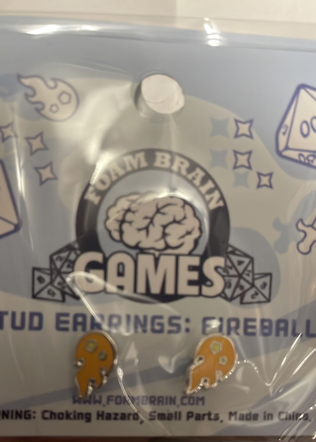 Stud Earing : Fireball