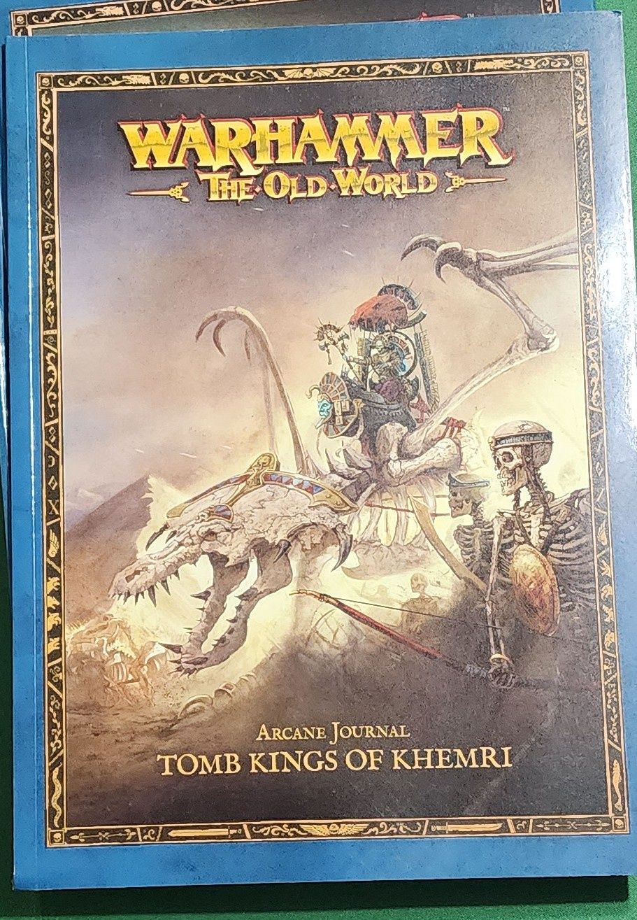 WARHAMMER THE OLD WORLD ARCANE JOURNAL TOMB KINGS OF KHEMRI