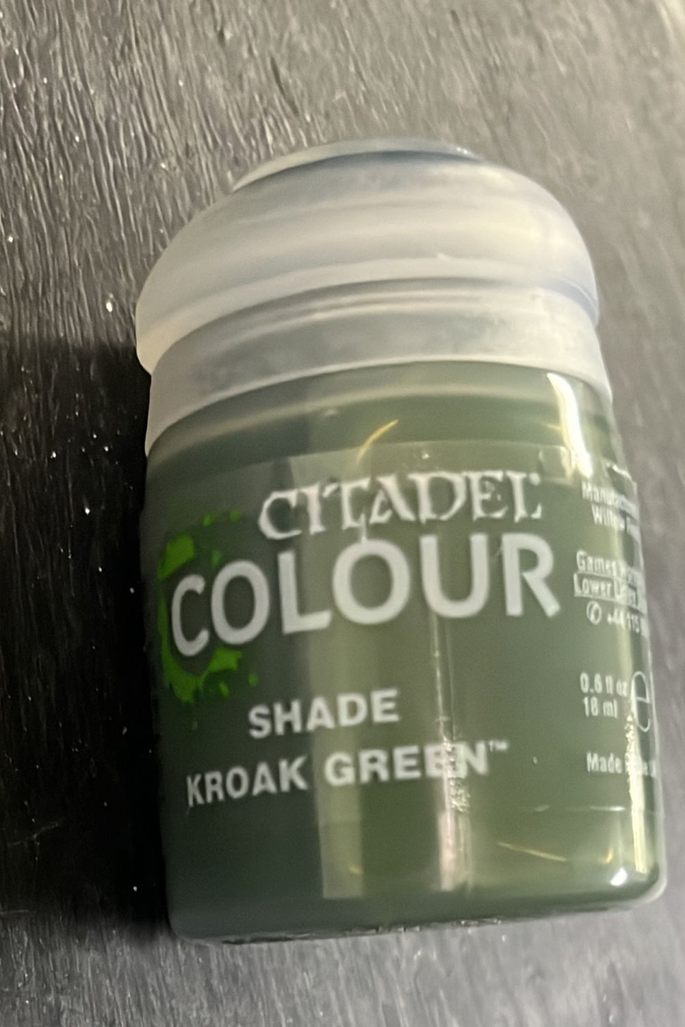Citadel Colour Shade: Kroak Green