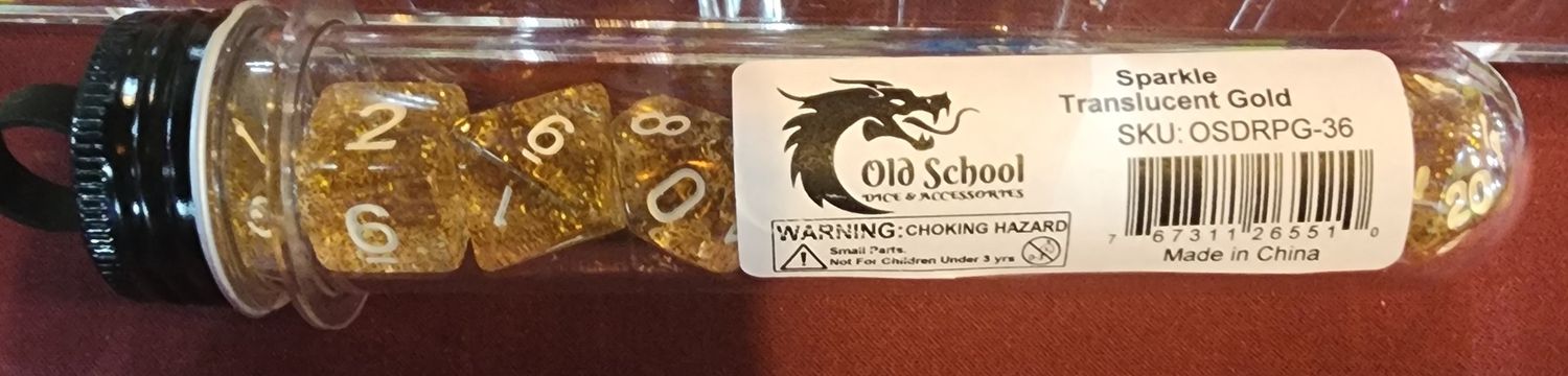 O.S.D. SPARKLE TRANSLUCENT GOLD