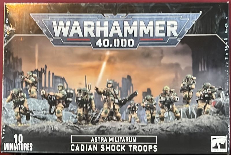 Warhammer 40K Astra Militarum: Cadian Shock Troops