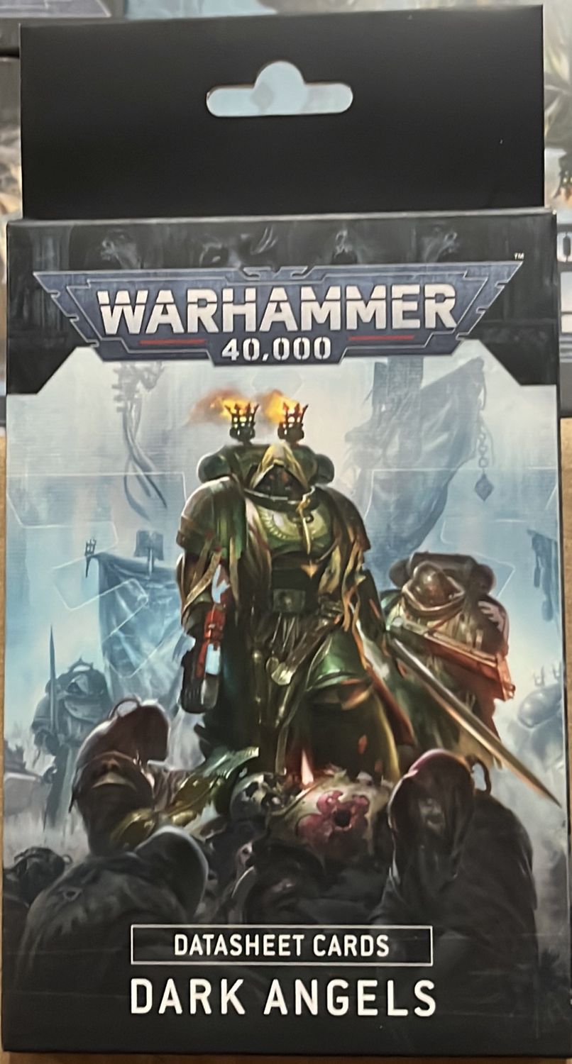 Warhammer 40K: Dark Angels Datasheet Cards