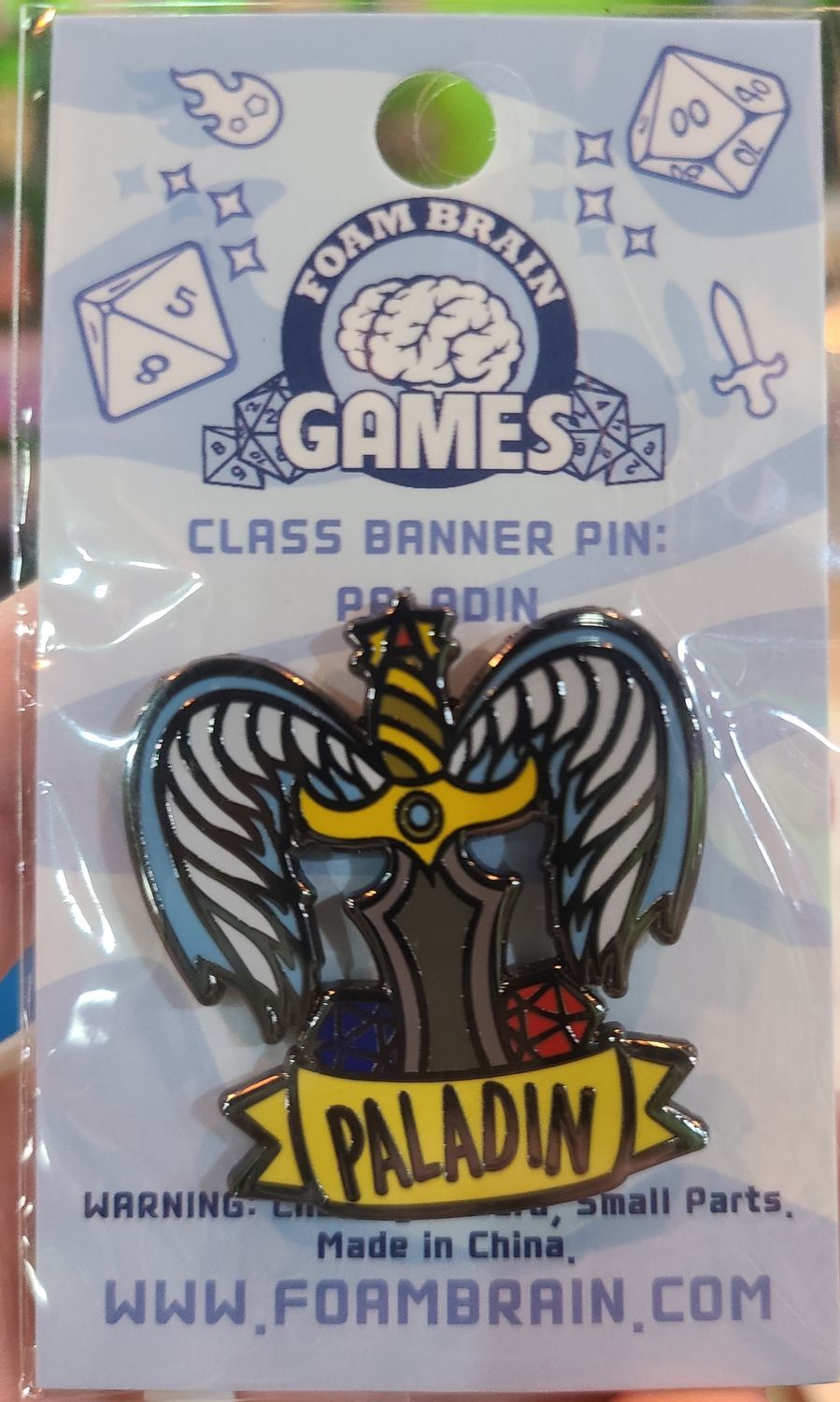 Class Banner Pin: Paladin